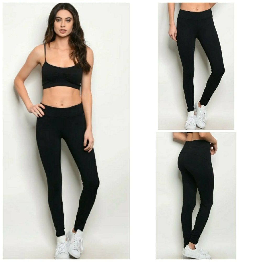 🌟NEW! Tiffany Athletic Leggings BLACK
